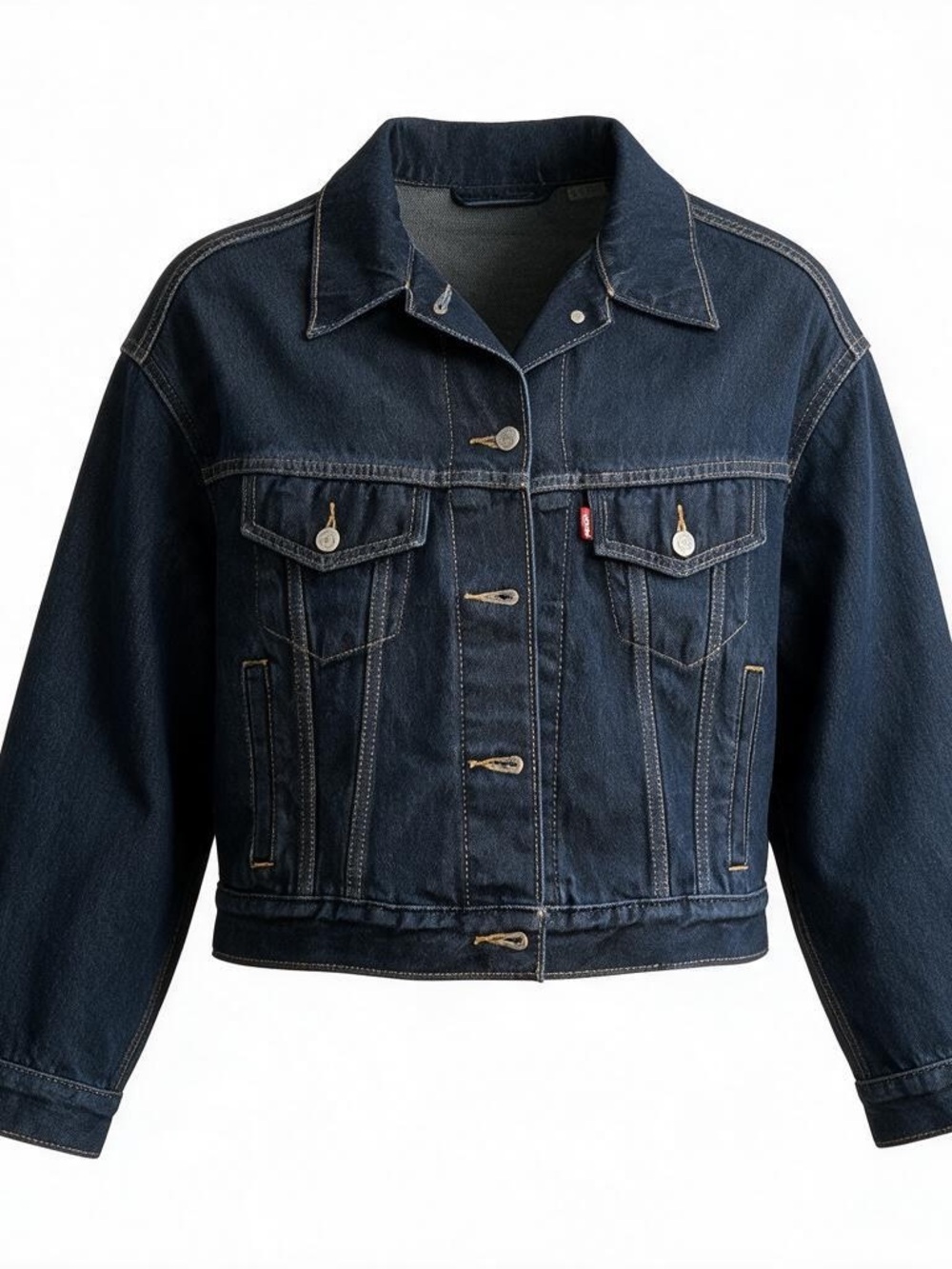 Levi's Women's Indigo Denim 90’s Trucker Jacket, NEW